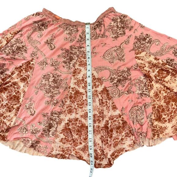 Angie Y2K Patchwork PInk Floral Circle Skirt Women’s Sz S Hippie Boho Casual - Picture 8 of 8